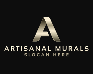 Metal Luxury Event Letter A logo design