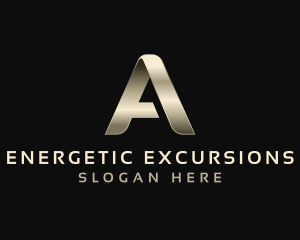 Metal Luxury Event Letter A logo design