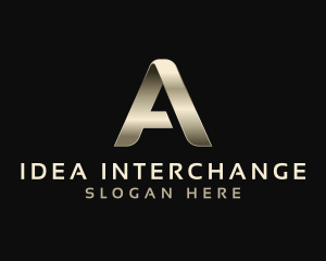 Metal Luxury Event Letter A logo design