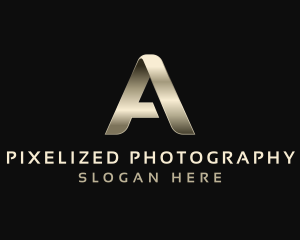 Metal Luxury Event Letter A logo design