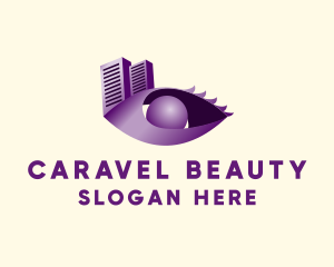 Eyelashes Beauty Cosmetics logo design