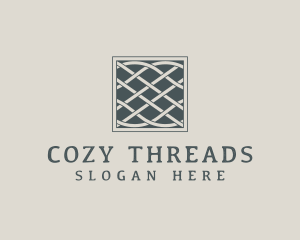 Interwoven Textile Fabric logo design