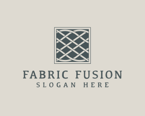 Interwoven Textile Fabric logo design