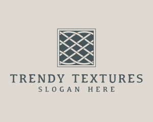 Interwoven Textile Fabric logo design