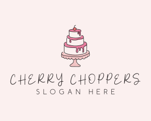 Sweet Tiered Cake Bakery logo design