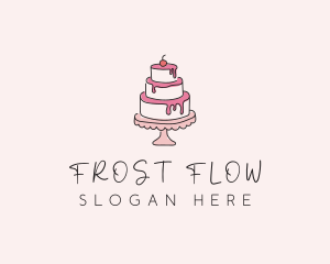 Sweet Tiered Cake Bakery logo design