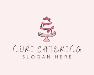 Sweet Tiered Cake Bakery logo design