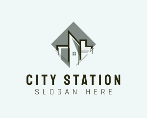 Urban City Buildings logo design