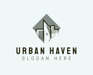 Urban City Buildings logo design