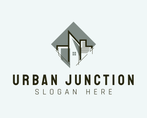 Urban City Buildings logo design