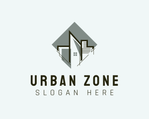 Urban City Buildings logo design