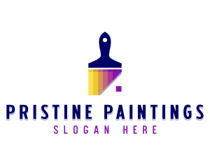 Handyman Paint Brush logo design