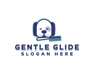 Pet Grooming Comb logo