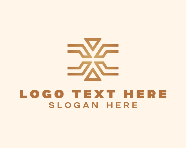 Letter X logo example 2