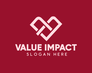 Heart Love Knot logo