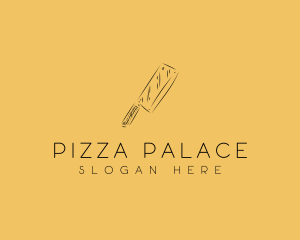 Kitchen Cleaver Knife logo design