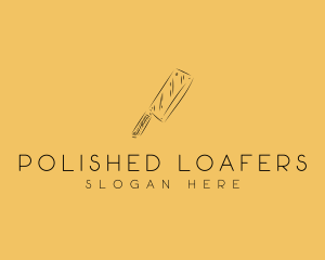 Kitchen Cleaver Knife logo design