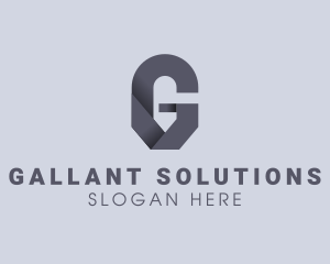 Professional Origami Fold Letter G logo design