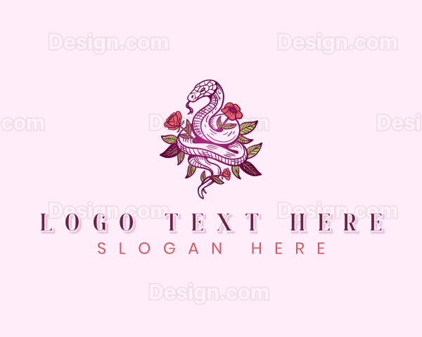 Floral Snake Spa Logo