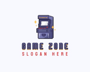 Gaming Arcade Pixel Logo