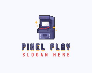 Gaming Arcade Pixel logo