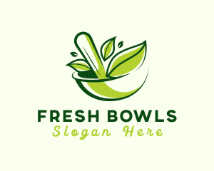 Green Leaf Salad logo design