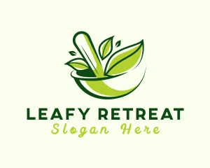 Green Leaf Salad logo design