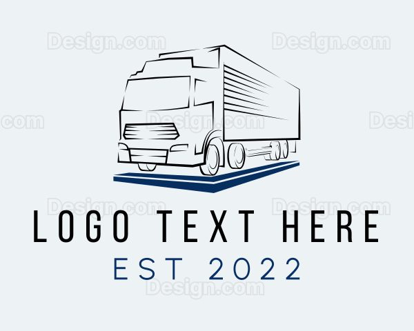 Cargo Delivery Truck Logo