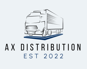 Cargo Delivery Truck logo design