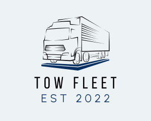 Cargo Delivery Truck logo design