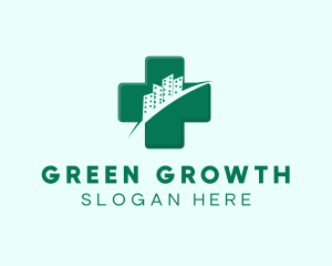 Green Cross Hospital logo design