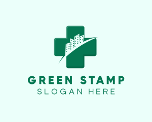 Green Cross Hospital logo design