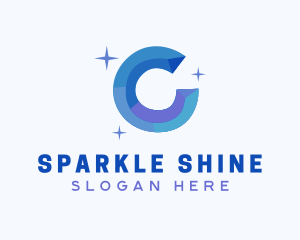 Shiny Gem Letter C logo