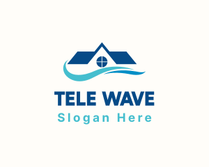 Home Wave Apartment logo design