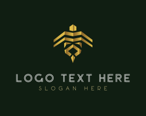 Luxury Gold Bee logo