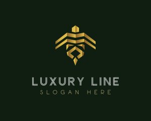 Luxury Gold Bee logo design