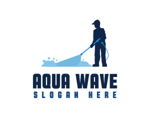 Water Wash Janitor logo design