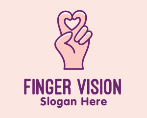 Finger Heart Gesture logo