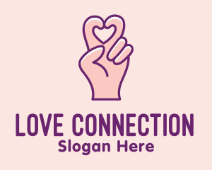 Finger Heart Gesture logo