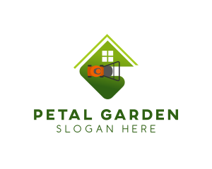 Lawn Mower Yard Landscaping  logo design