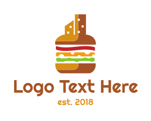 Burger Cheeseburger City logo