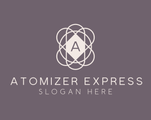 Science Atom Molecule logo design