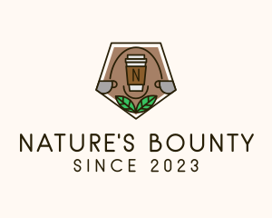 Nature Coffee Cup logo design