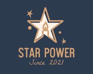 Star Candle Light logo design