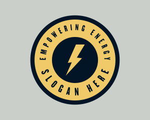 Electricity Power Bolt logo design