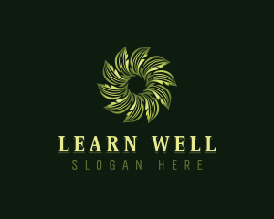 Botanical Gardening Wellness logo design