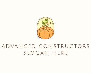 Pumpkin Vegetable Harvest logo design