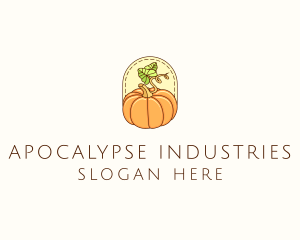 Pumpkin Vegetable Harvest logo design