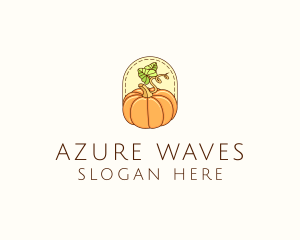 Pumpkin Vegetable Harvest logo design