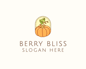 Pumpkin Vegetable Harvest logo design